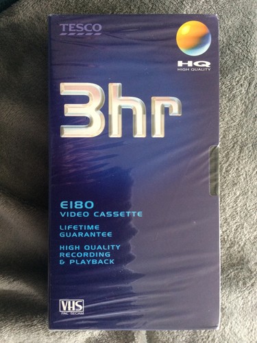 Vhs video cassette tape 180 - vhs,