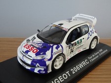 ALTAYA IXO PEUGEOT 206 WRC TOUR DE CORSE RALLY DELECOUR 1999 CAR MODEL AR16 1:43