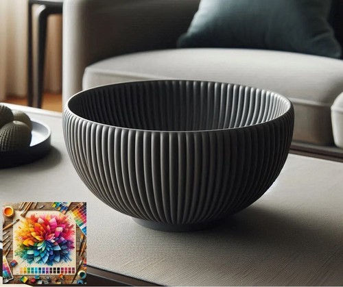 Round ribbed design fruit - round,