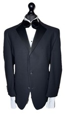 BNWOT DANIEL HECHTER LUXURY TUXEDO DRESS SUIT CLASSIC FIT: 46x40x28