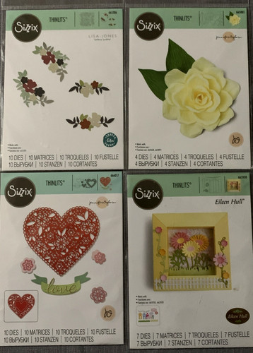 Sizzix thinlitts dies 4 - sizzix,
