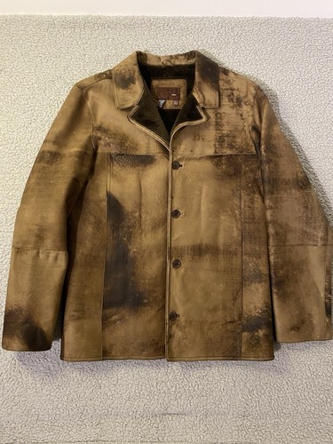 Zara men 100 leather - zara, jacket