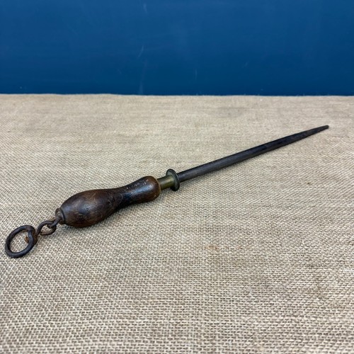 Vintage forged steel - steel, hanging