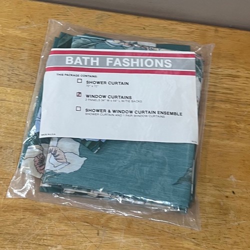 Vtg bath fashion floral - bath,