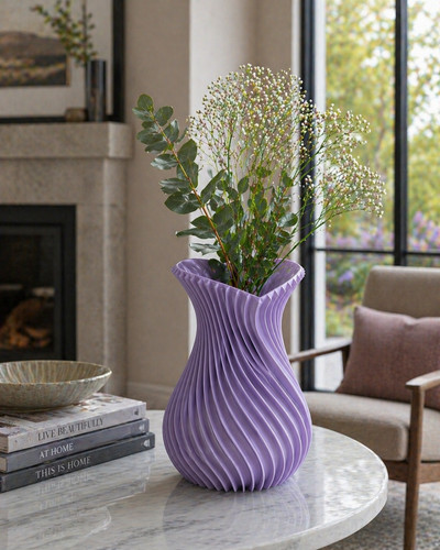 Heart shaped ribbed spiral - ribbed,