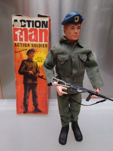 Vintage action man figure - vintage,