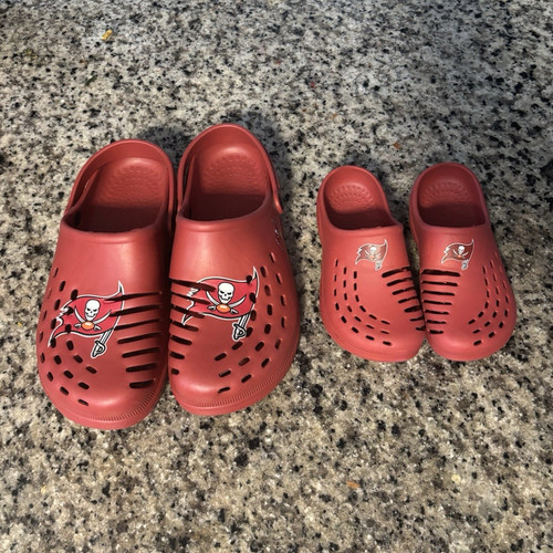 Foco red rubber clog sandals - clog,