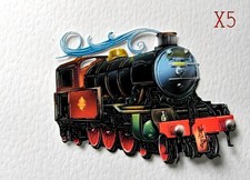 TATTERED LACE VINTAGE STEAM TRAIN DIE CUTS X5