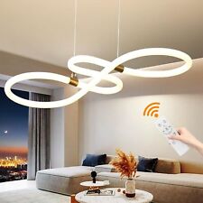 Dimmable Pendant Light LED White Modern Hanging Lamp Kitchen Island Mikeru