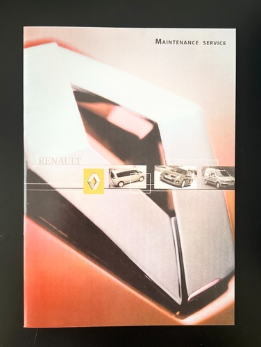 Renault service book stamped - service,