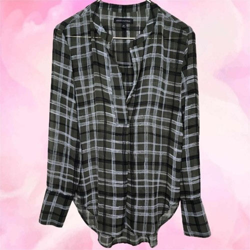 Banana republic olive plaid - olive,