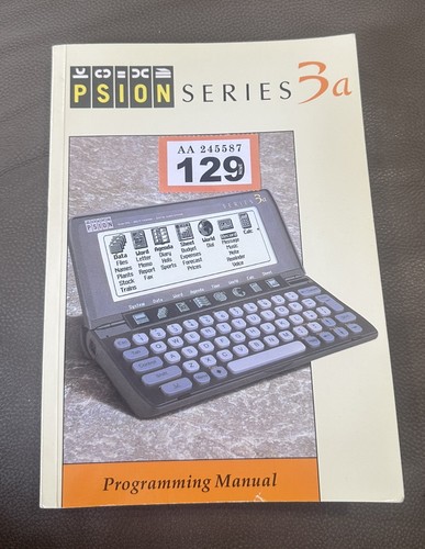 Psion series programming - series,