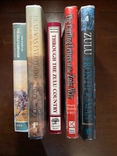 Zulu war books -Five hardbacks