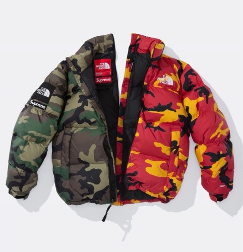 Supreme tnf camo - x, nuptse