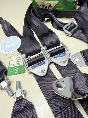Ford irvin seat belts fomoco - irvin,