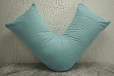 V Pillow with FREE Polycotton V Pillowcase Pure Comfort with Neck & Back Support
