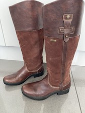 Ariat UK 4.5m  Riding Boots Brown Excellent Condition 10014209  Equestrian Boots
