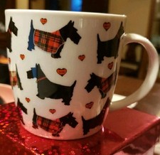 Scottish Terrier Mug Hearts