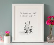 Winnie the Pooh Quote Print