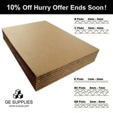 Brown Cardboard Corrugated Sheets Pads Divider Art Craft Board A5 A4 A3 A2 A1 A0