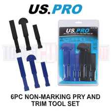 US PRO Tools 6pc Non-Marking Trim & Pry Bar Door Trim Remover Clips Tool Set