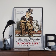 Vintage Charlie Chaplin A Dogs