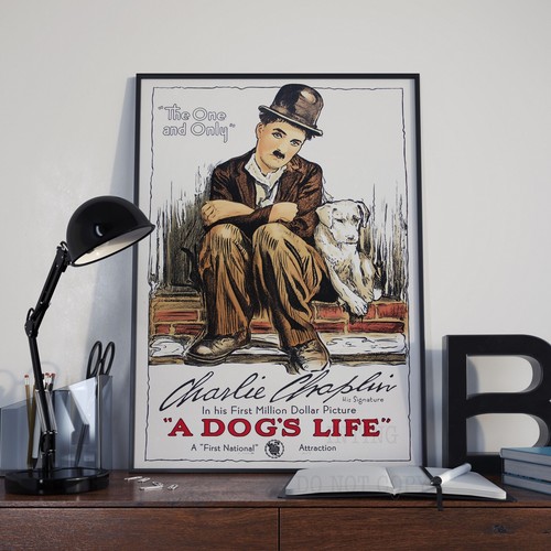 Vintage charlie chaplin dogs - vintage,