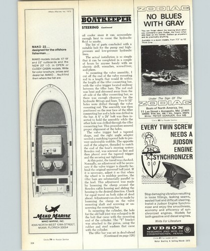 1972 paper zodiak boat - 1972, ad