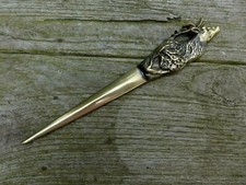 BRASS LETTER OPENER WITH DEER