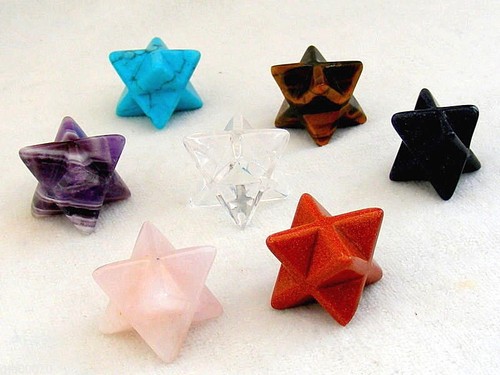 Gemstone merkaba star point - star,