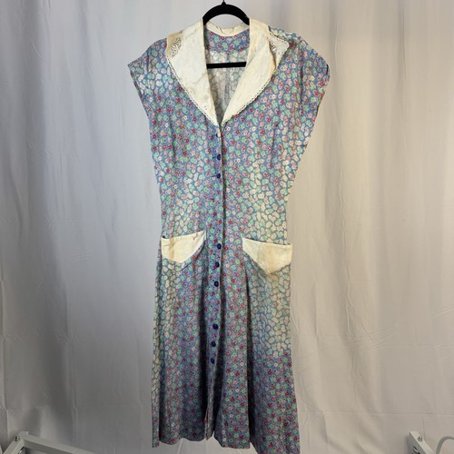 Vintage 1930s 40s floral - vintage,