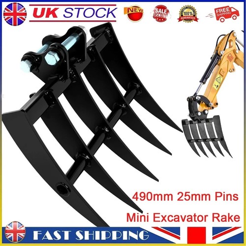 Mini digger rake - mini,