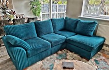 Modern teal blue - modern, jumbo