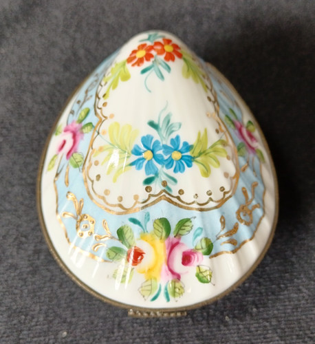 Limoges porcelain trinket - porcelain,