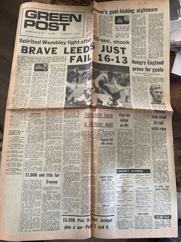 Green post newspaper - post, 1972