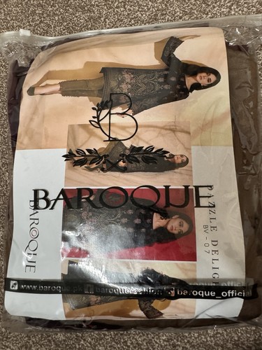 Baroque unstitched piece - baroque, 3-piece