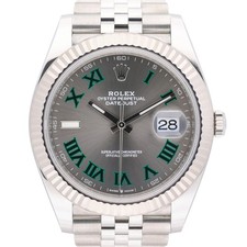 Rolex Datejust 41 126334 with 41mm Steel & White Gold case and Slate dial. Ex...