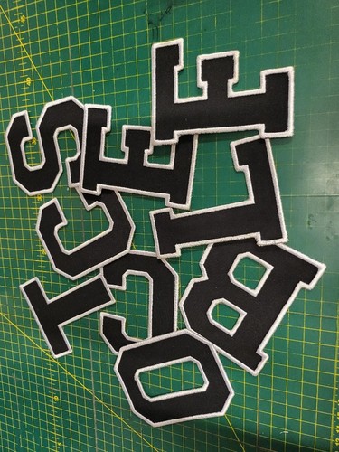 Patch letters numbers 8cm - letters,