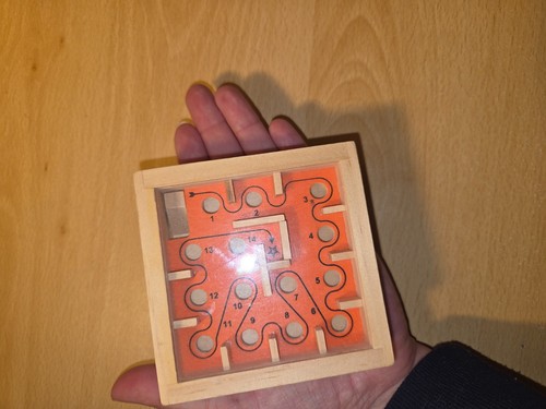 Handheld wooden labyrinth - handheld,