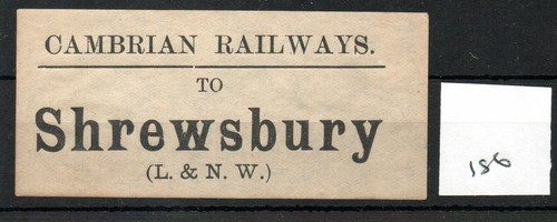 Cambrian railways luggage - cambrian,