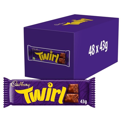 Cadbury twirl chocolate bars - chocolate,