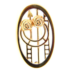 Vintage 9ct Charles Rennie
