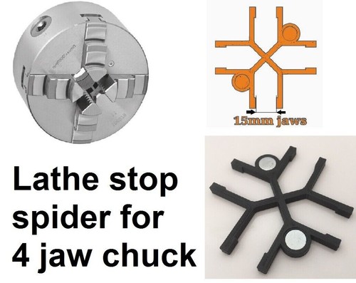 Lathe chuck stop spider for - lathe,