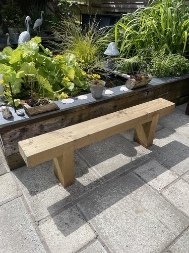 Hand made garden sleeper - made,