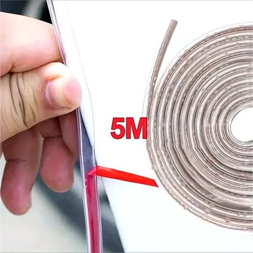 Clear transparen car door - 5m,