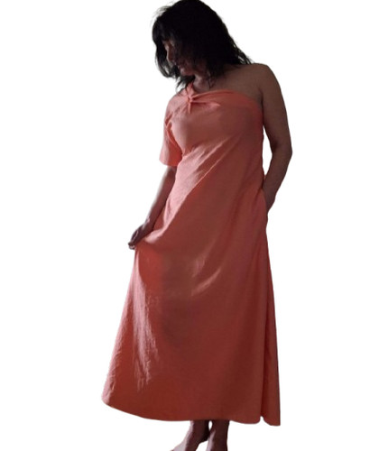 Cos one shoulder maxi dress - shoulder,