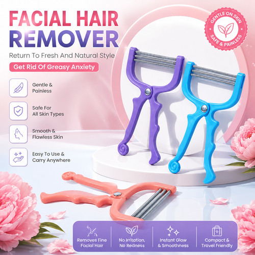 Facial hair remover tool face - hair,