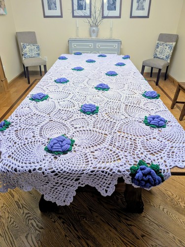Stunning crochet lavender - 3-d,