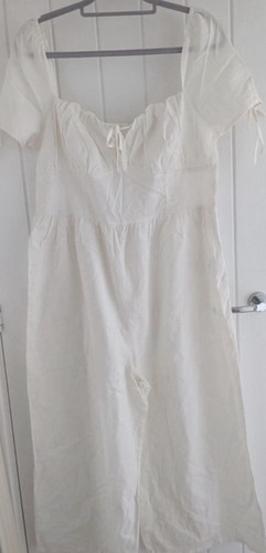Women white woven cotton - white,