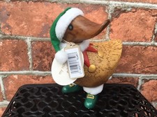 Dcuk  Christmas Elf Ducky Duck - Green  hat & welly boots - Name star